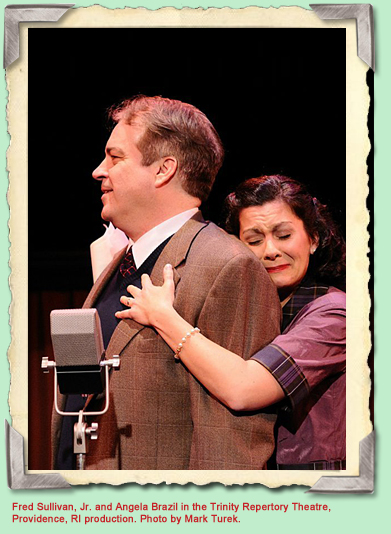 Fred Sullivan, Jr. and Angela Brazil in the Trinity Repertory Theatre, Providence, RI production. Photo by Mark Turek.